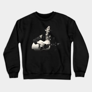 Townes Van Zandt - Black Art Crewneck Sweatshirt